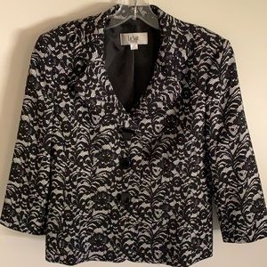 Le Suit 2 Piece Blazer Skirt Set